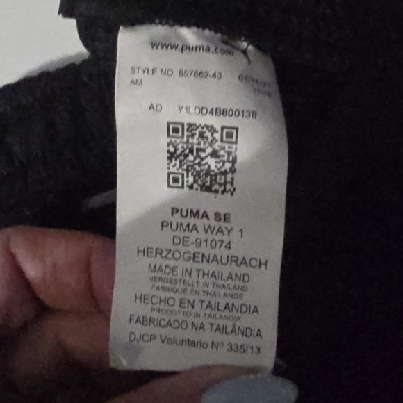 Puma Joggers Zipper Pant Bottom - Picture 8 of 8